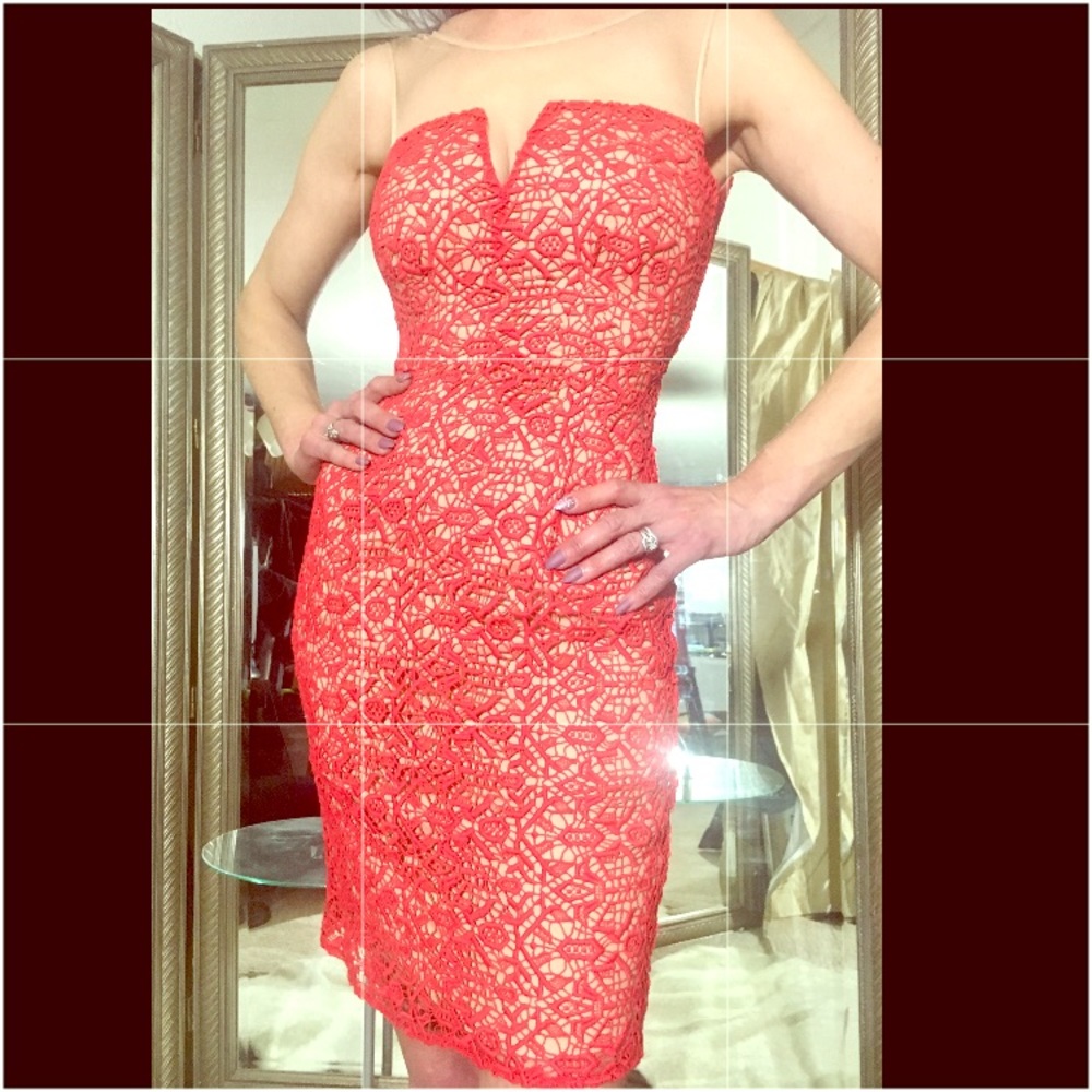 SALE‼️Alice by Temperley Lace BodyCon- Nude Mesh